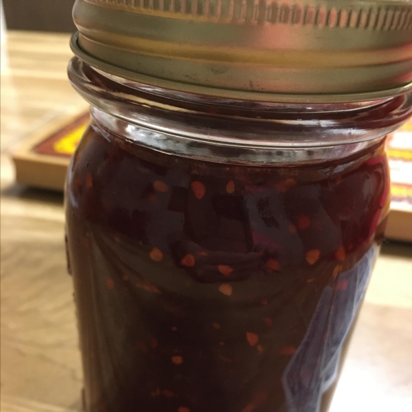 Green Tomato Raspberry Jam