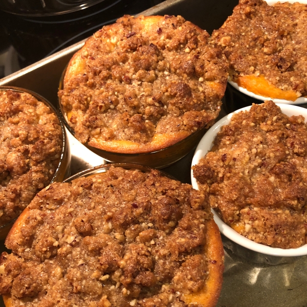 Sweet Potato Streusel Casserole with Coconut