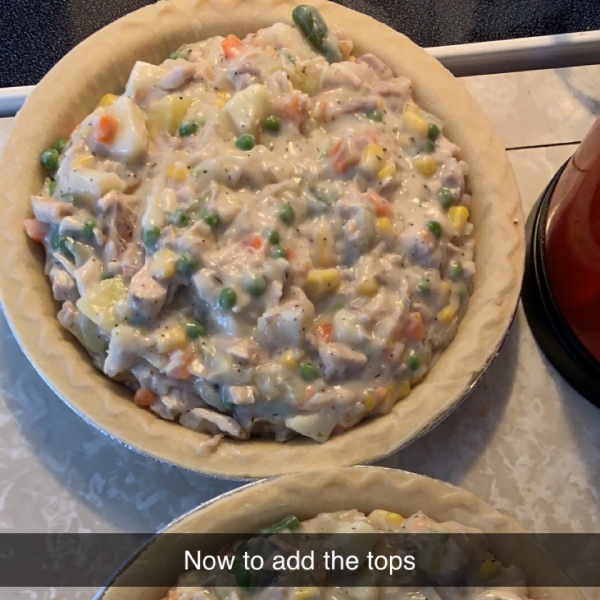 Dad's Leftover Turkey Pot Pie