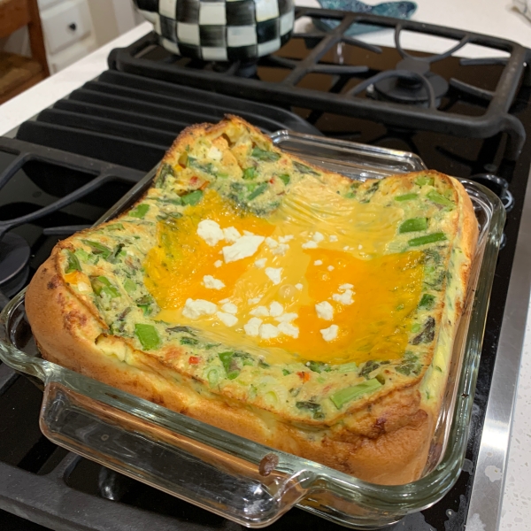 Cheesy Ham and Asparagus Bake