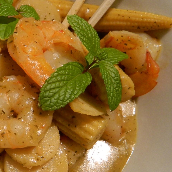 Thai Green Curry Prawns