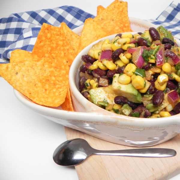 Black Bean, Avocado, and Corn Salsa