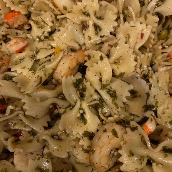 Pasta With Shrimp, Oysters, and Crabmeat