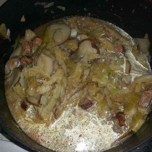 Green Cabbage Caldo Verde