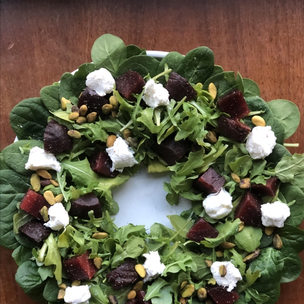 Holiday Salad Wreath