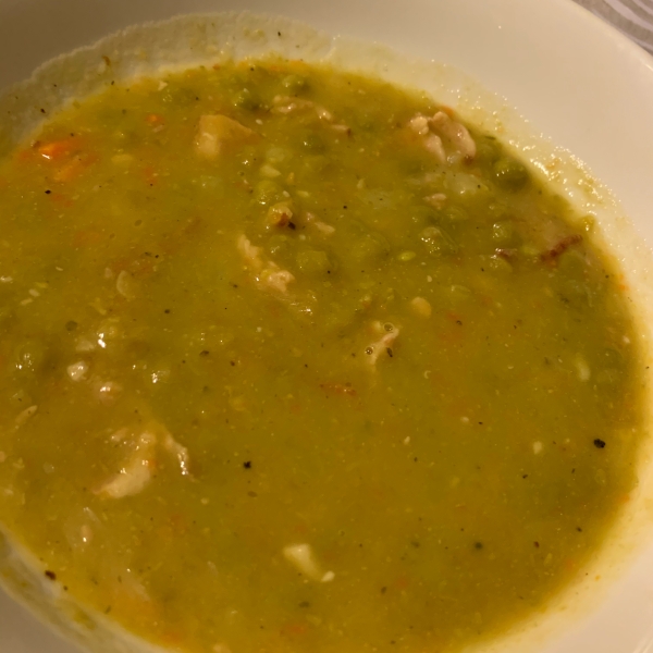 Split Pea Soup with Rosemary