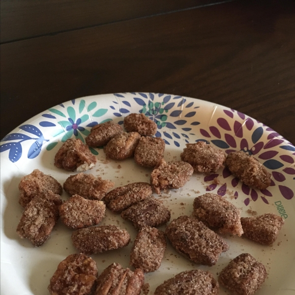 Cinnamon Sugared Pecans