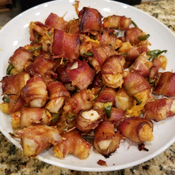 Spicy Bacon-Wrapped Scallops