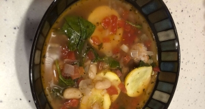 Tuscan Bean and Chicken Italian Sausage Soup