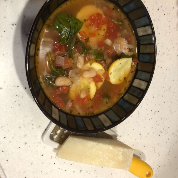 Tuscan Bean and Chicken Italian Sausage Soup