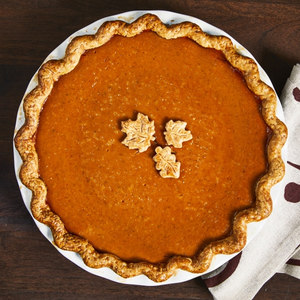 Homemade Fresh Pumpkin Pie