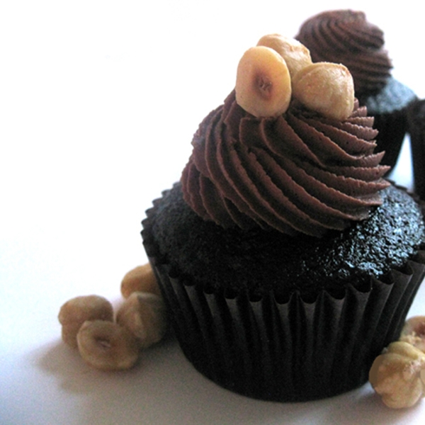 Hazelnut Truffle Cupcakes