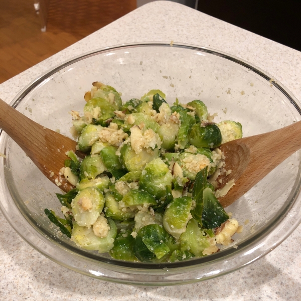 Brussels Sprouts with Toasted Almonds