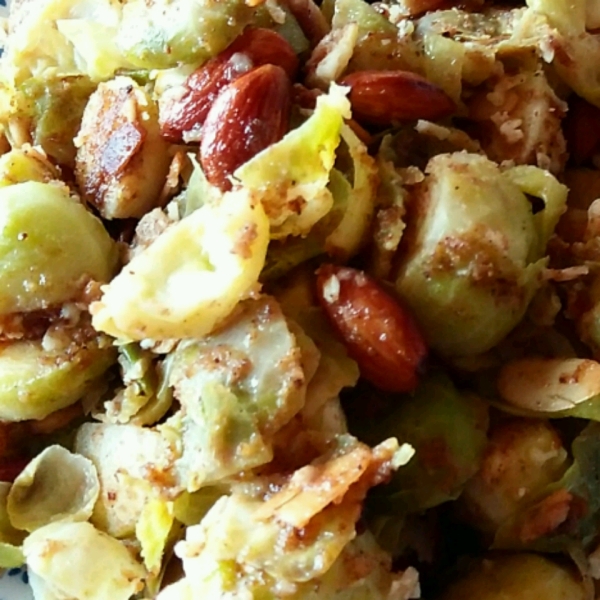 Brussels Sprouts with Toasted Almonds