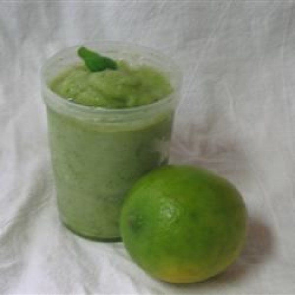 Basil-Lime Sorbet