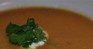 Curried Cauliflower-Sweet Potato Soup