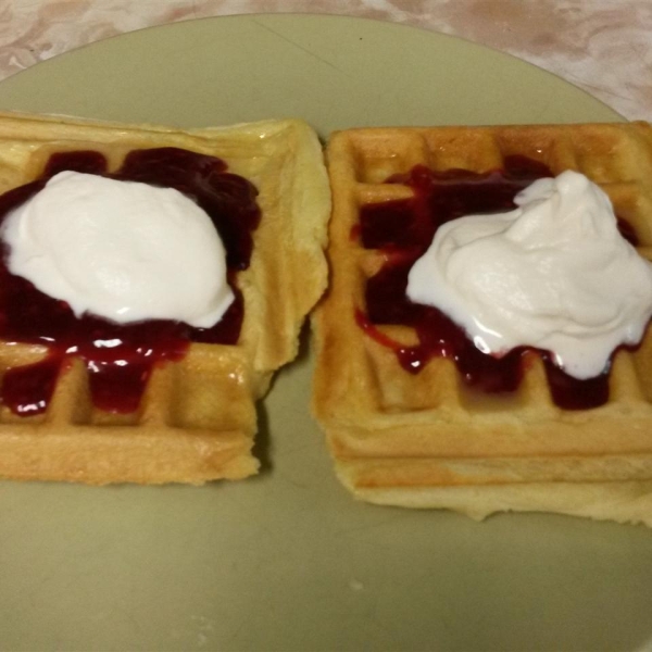 Sour Cream Waffles