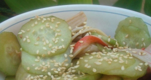Sunomono (Japanese Cucumber and Seafood Salad)