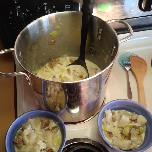 Creamy Potato Leek Soup II