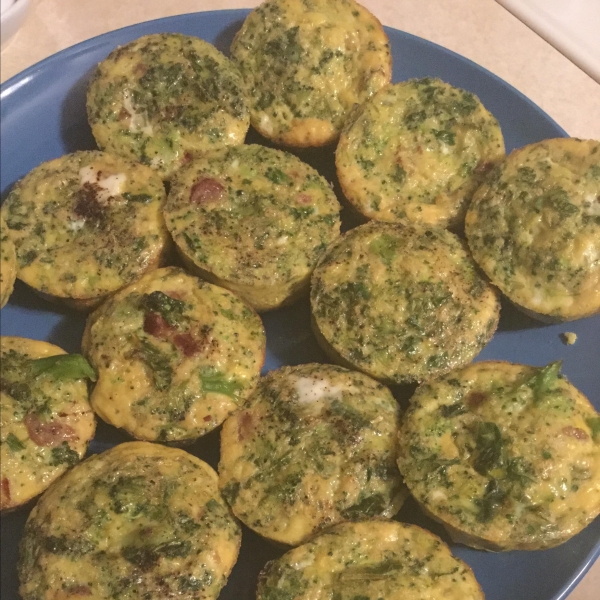 Baked Spinach and Egg White Muffins