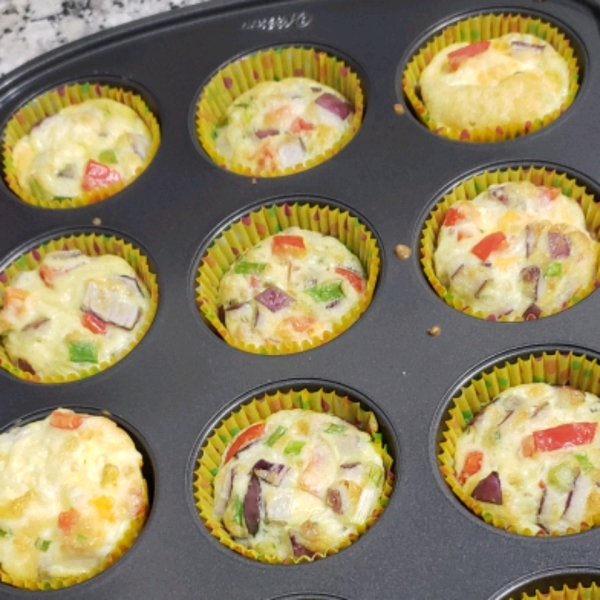 Baked Spinach and Egg White Muffins
