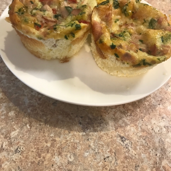Baked Spinach and Egg White Muffins