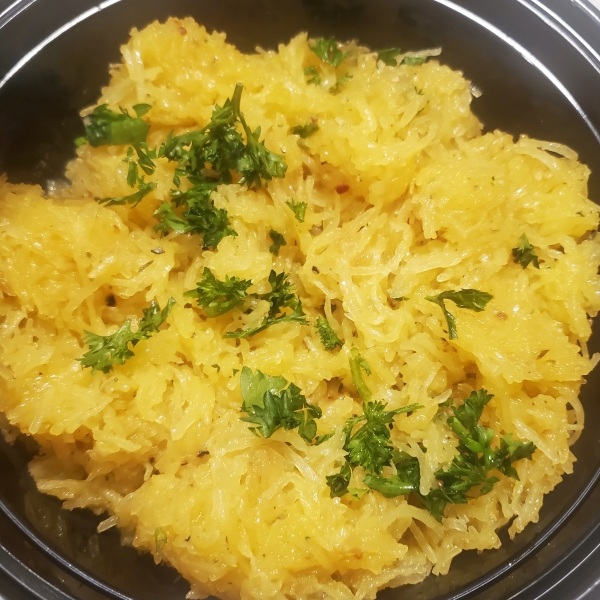 Quick and Spicy Spaghetti Squash