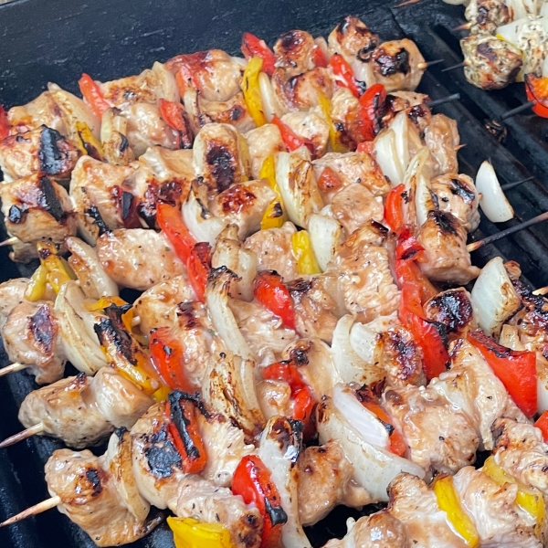 Yummy Honey Chicken Kabobs