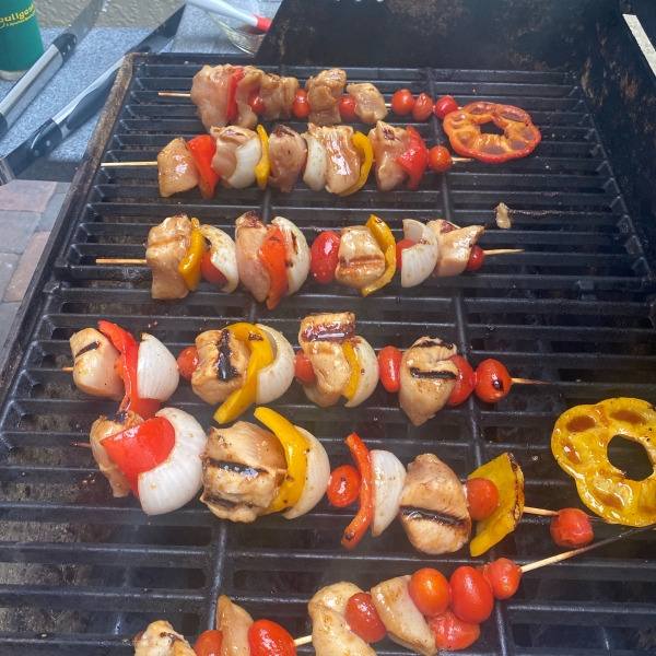 Yummy Honey Chicken Kabobs