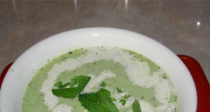 Green Pea and Mint Soup