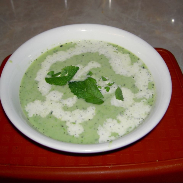 Green Pea and Mint Soup