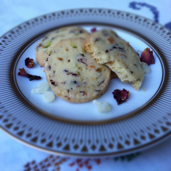 Rose Pistachio Shortbread