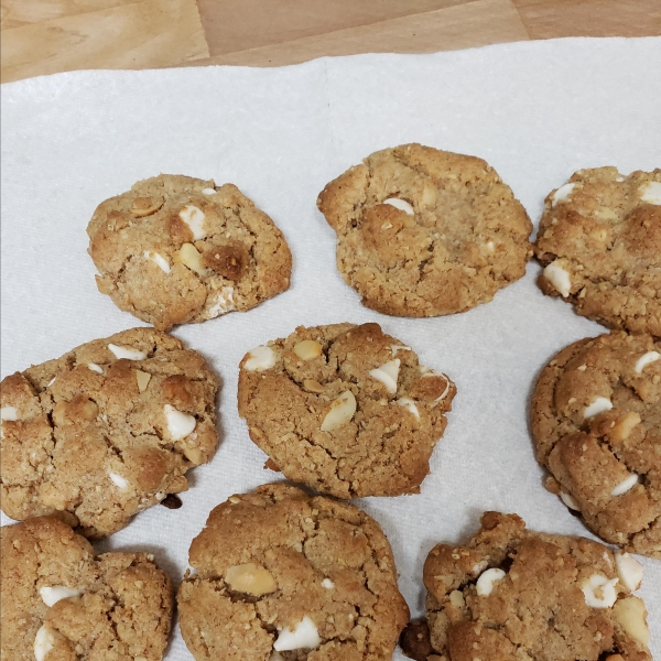 White Chocolate and Macadamia Nut Cookies