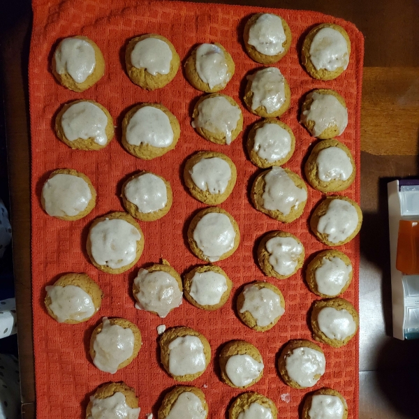 Iced Pumpkin Cookies