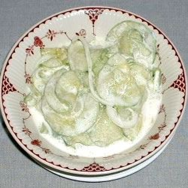 My Grandma's Cool Cucumber Salad