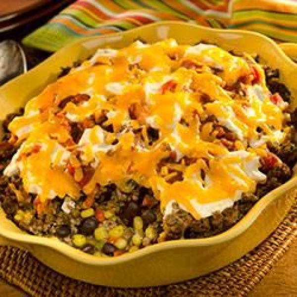 Mexican Beef and Corn Casserole from Country Crock®