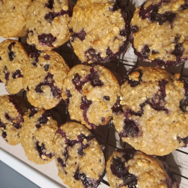 Oat and Blueberry Muffins