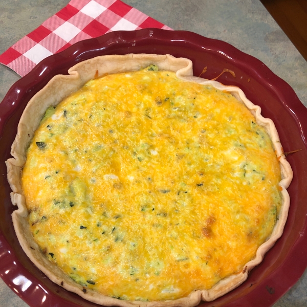 Easiest Zucchini Quiche