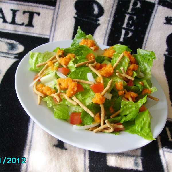 Sushi House Salad Dressing, It's ORANGE!