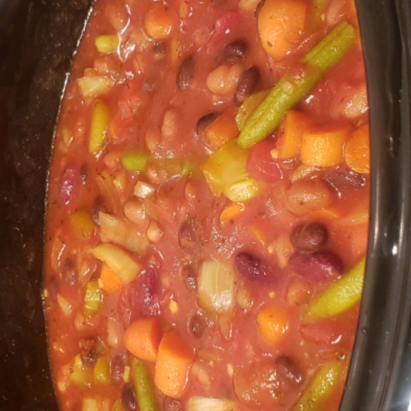 Slow Cooker Vegetarian Chili