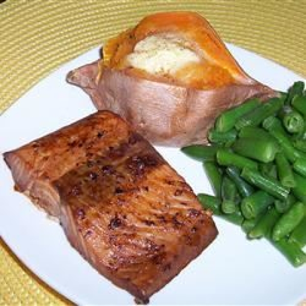 Maple Teriyaki Salmon Barbeque