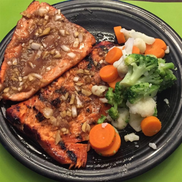 Maple Teriyaki Salmon Barbeque