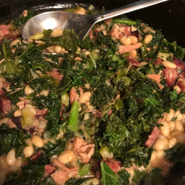 Big Ray's White Bean, Kale, and Kielbasa Soup