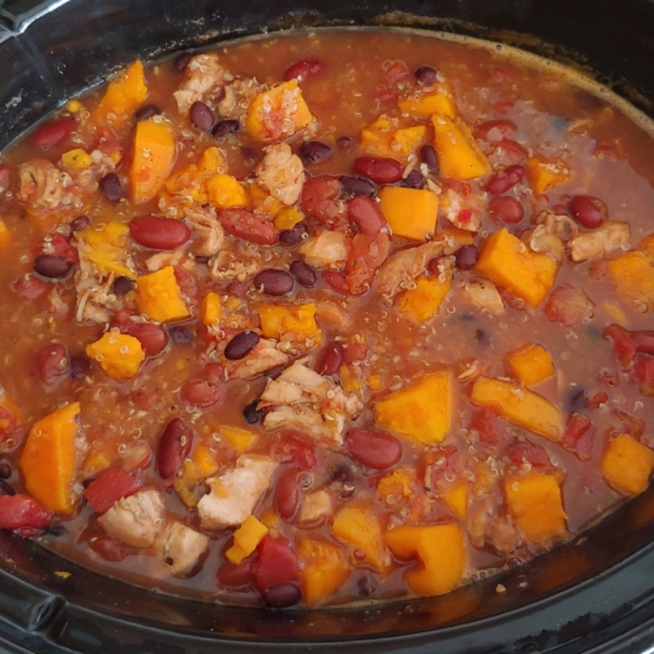 Slow Cooker Quinoa Sweet Potato Chicken