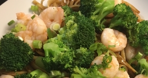 Shrimp and Peanut Butter Noodles