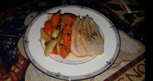 Roasted Carrot and Fennel Pork