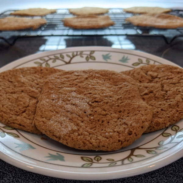 Peanut Butter Molasses Cookies