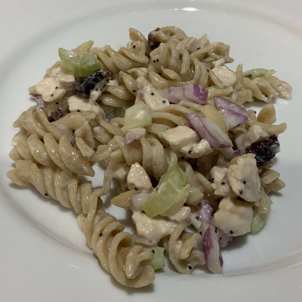 Poppy Seed Chicken Pasta Salad