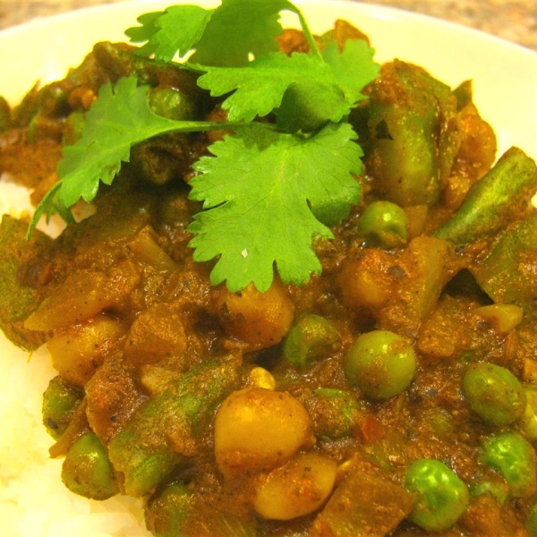 Vegetarian Splendor Chickpea Curry