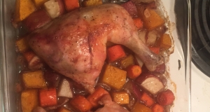 'Welcome Fall' Roasted Chicken and Butternut Squash